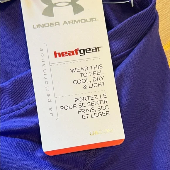 Under Armour Women's V-Neck Long Sleeve Top - Blue - Picture 4 of 5